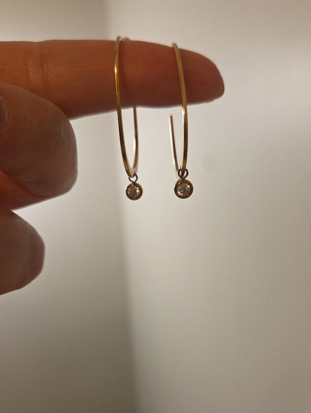 Michael Kors Rose Gold Hoop Earrings